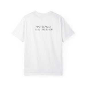 "I’m Captain Jack Sparrow" Back text T-shirt